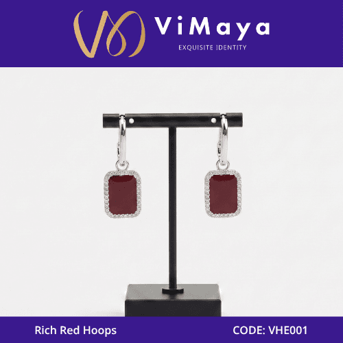 RICH RED HOOPS
