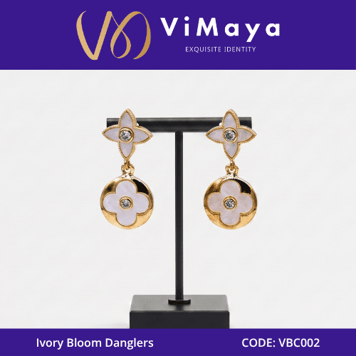 IVORY BLOOM DANGLERS