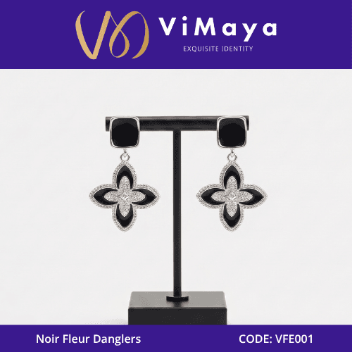 NOIR FLUER DANGLERS