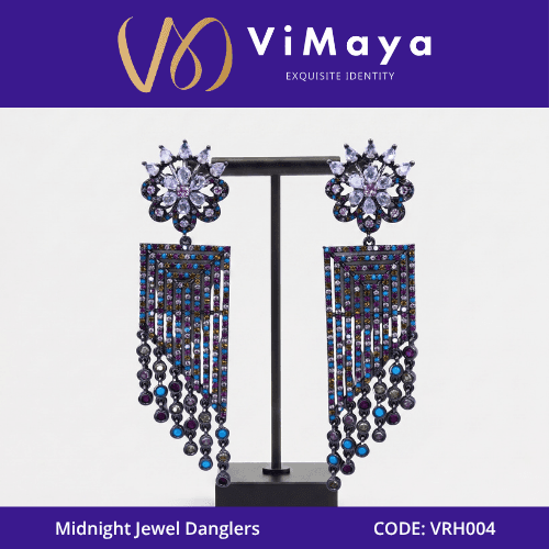 MIDNIGHT JEWEL DANGLERS