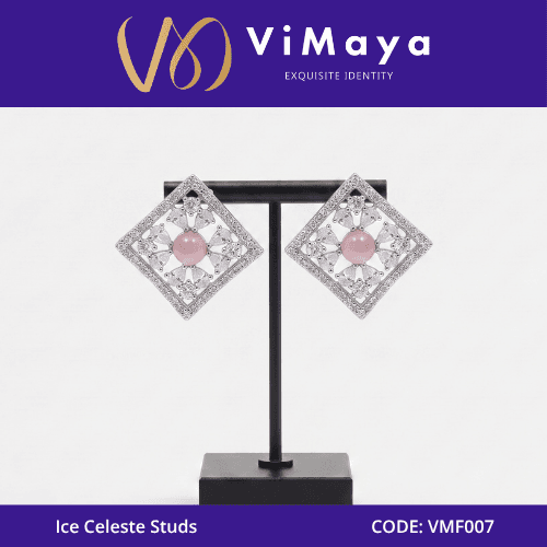 ICE CELESTE STUDS