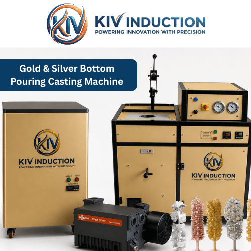 GOLD AND SILVER BOTTOM POURING CASTING MACHINE