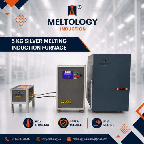 5KG SILVER MELTING INDUCTION FURNACE