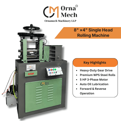 8×4 SINGLE HEAD ROLLING MACHINE