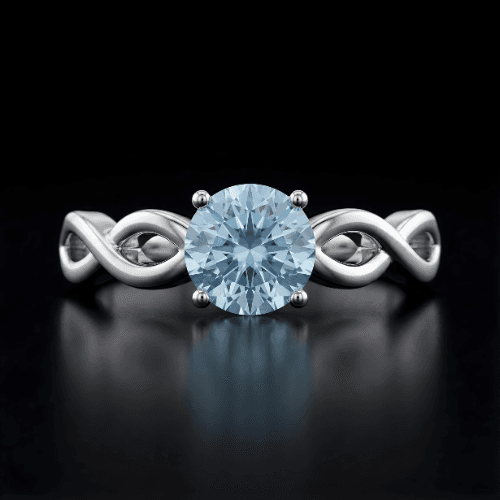 Single Stone Eternal Ring