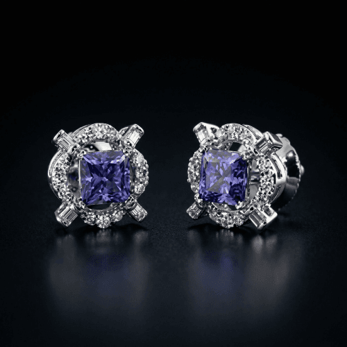 Center Stone Nature Earring