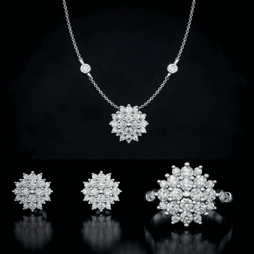 Daisy Ring, Earring, Pendant