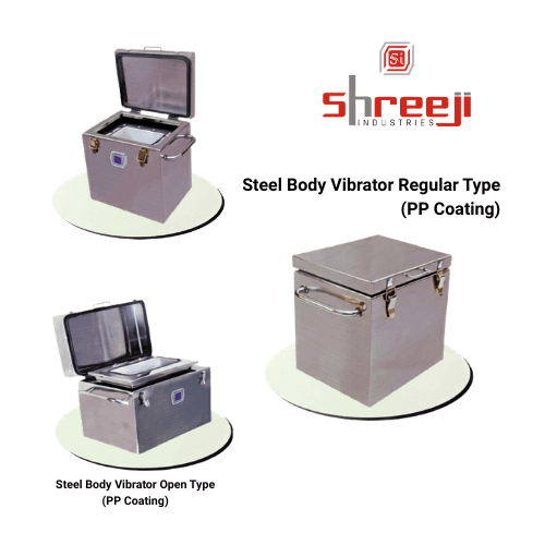 Steel Body Vibrator Open & Regular Type (PP Coating)