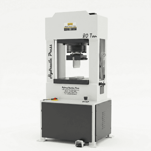 80 TON HYDRAULIC PRESS MACHINE MANUAL MODEL (SILVER BAR CUTTING MACHINE)