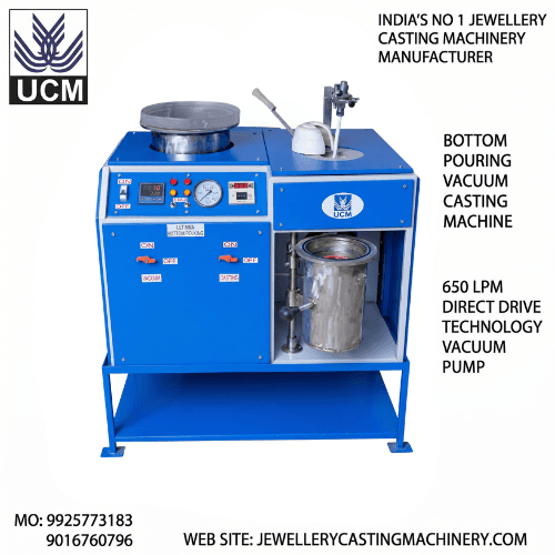3 IN 1 BOTTOM POURING VACUUM CASTING MACHINE