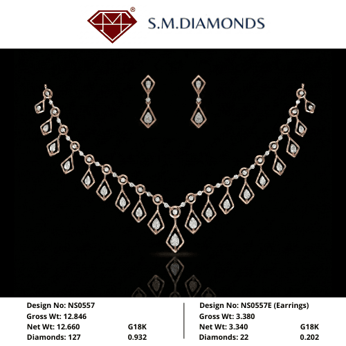 SM NECKLACE WITH EARRINGS  SET-2