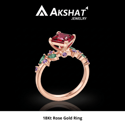 18KT ROSE GOLD RING