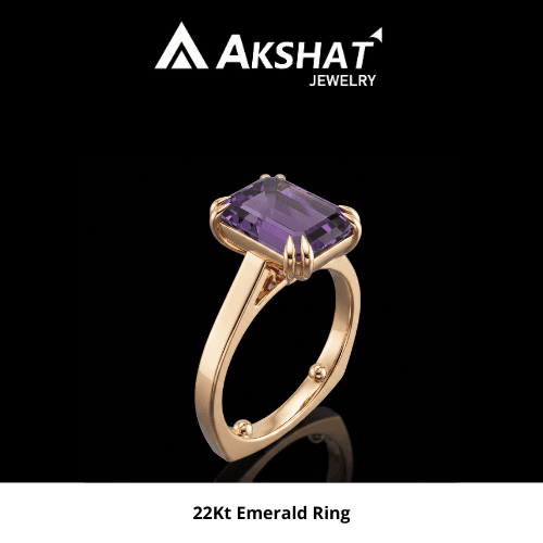 22KT EMERALD RING