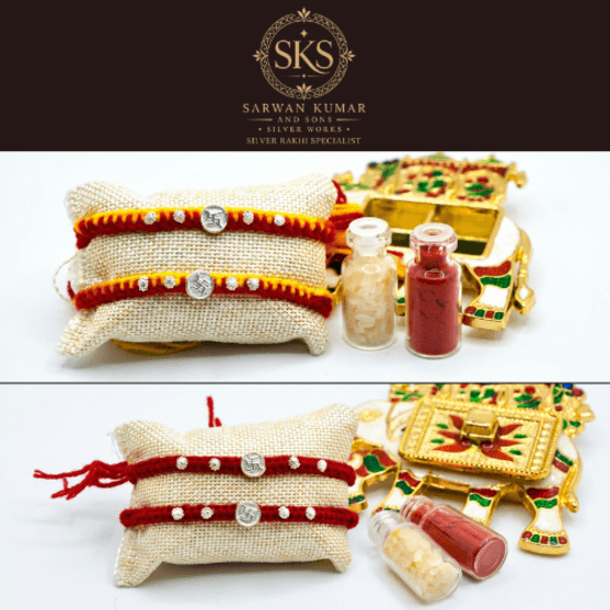 SWASTIK GINNI (4+1)-RED & SWASTIK GINNI (4+1)- MULTI