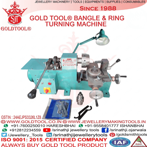 GOLD TOOL® BANGLE & RING TURNING MACHINE
