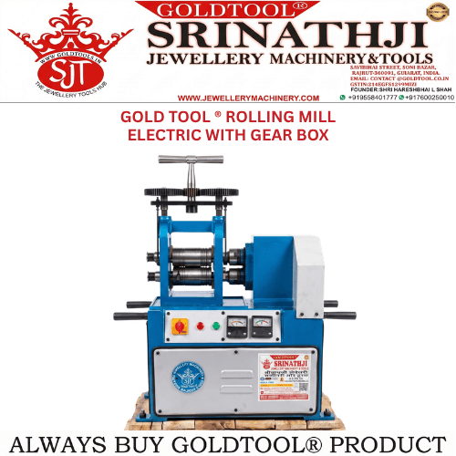 GOLD TOOL® ROLLING MILL ELECTRIC WITH GEAR BOX