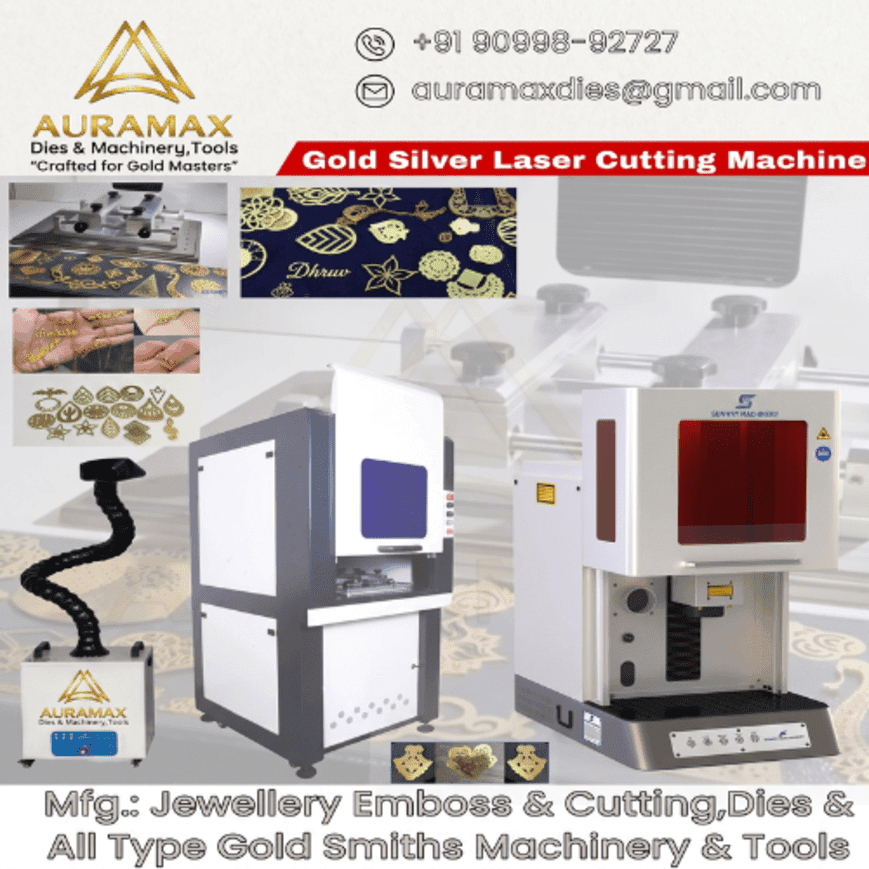 GOLD SILVER LASER CUTTING MACHINE