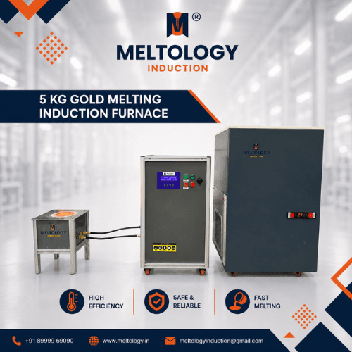 5KG GOLD MELTING INDUCTION FURNACE