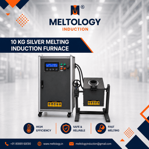 10KG SILVER MELTING INDUCTION FURNACE