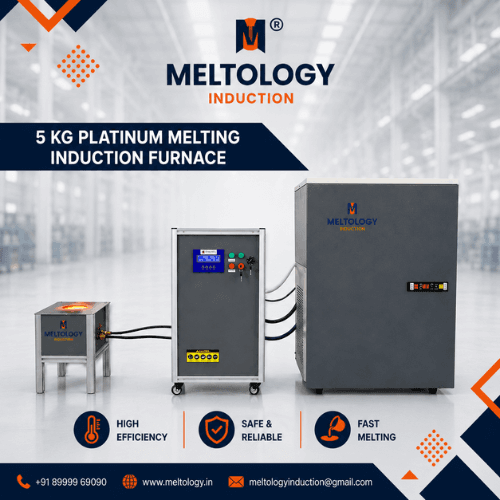 5KG PLATINUM MELTING INDUCTION FURNACE