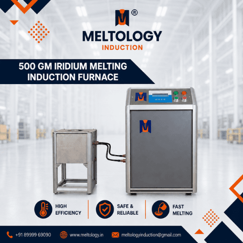 500 GM IRIDIUM MELTING INDUCTION FURNACE