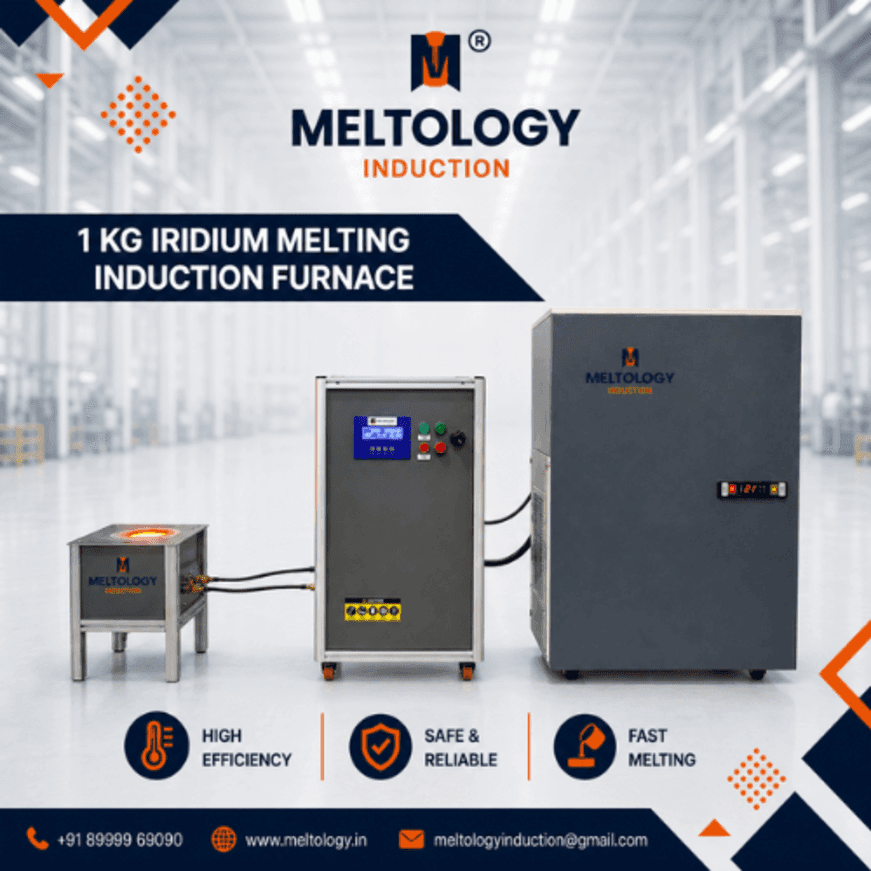 1 KG IRIDIUM MELTING INDUCTION FURNACE