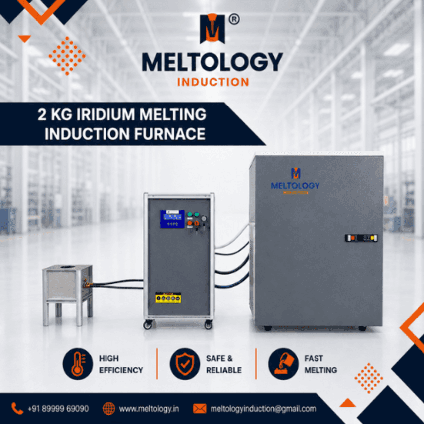 2 KG IRIDIUM MELTING INDUCTION FURNACE