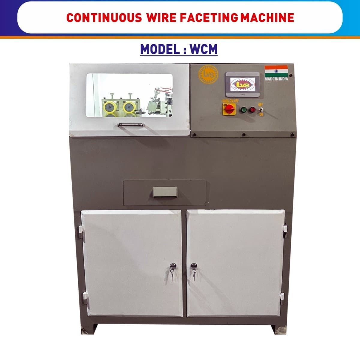 Continuous Wire Faceting Machine