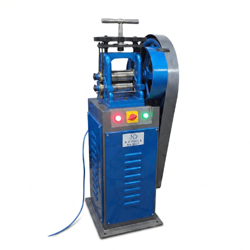 SINGLE HEAD WIRE AND SHEET ROLLING MACHINE WITH ELECTRIC MOTOR