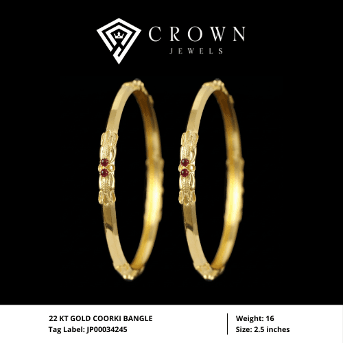 22 KT GOLD COORKI BANGLE