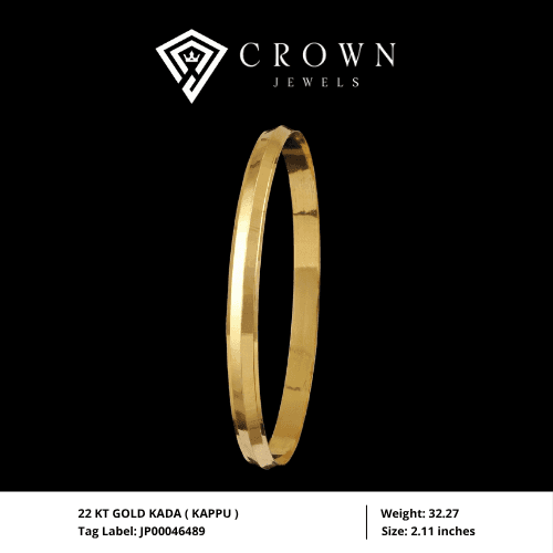 22 KT GOLD KADA ( KAPPU )