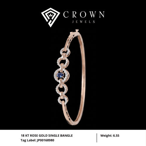 18 KT ROSE GOLD SINGLE BANGLE
