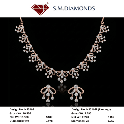 SM NECKLACE WITH EARRINGS SET-4