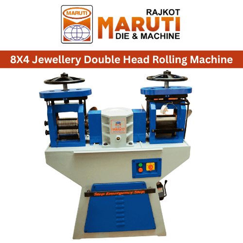 8X4 JEWELLERY DOUBLE HEAD ROLLING MACHINE