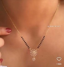 Gold Light weight mangalsutra
