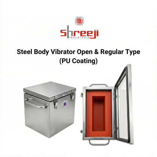 Steel Body Vibrator Open & Regular Type (PU Coating)