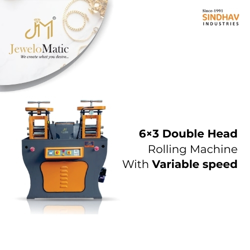 6×3 Double Head Rolling Machine With Variable Speed