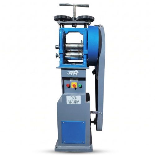 SINGLE HEAD WIRE AND SHEET ROLLING MACHINE WITH ELECTRIC MOTOR