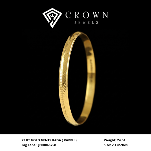 22 KT GOLD GENTS KADA ( KAPPU )